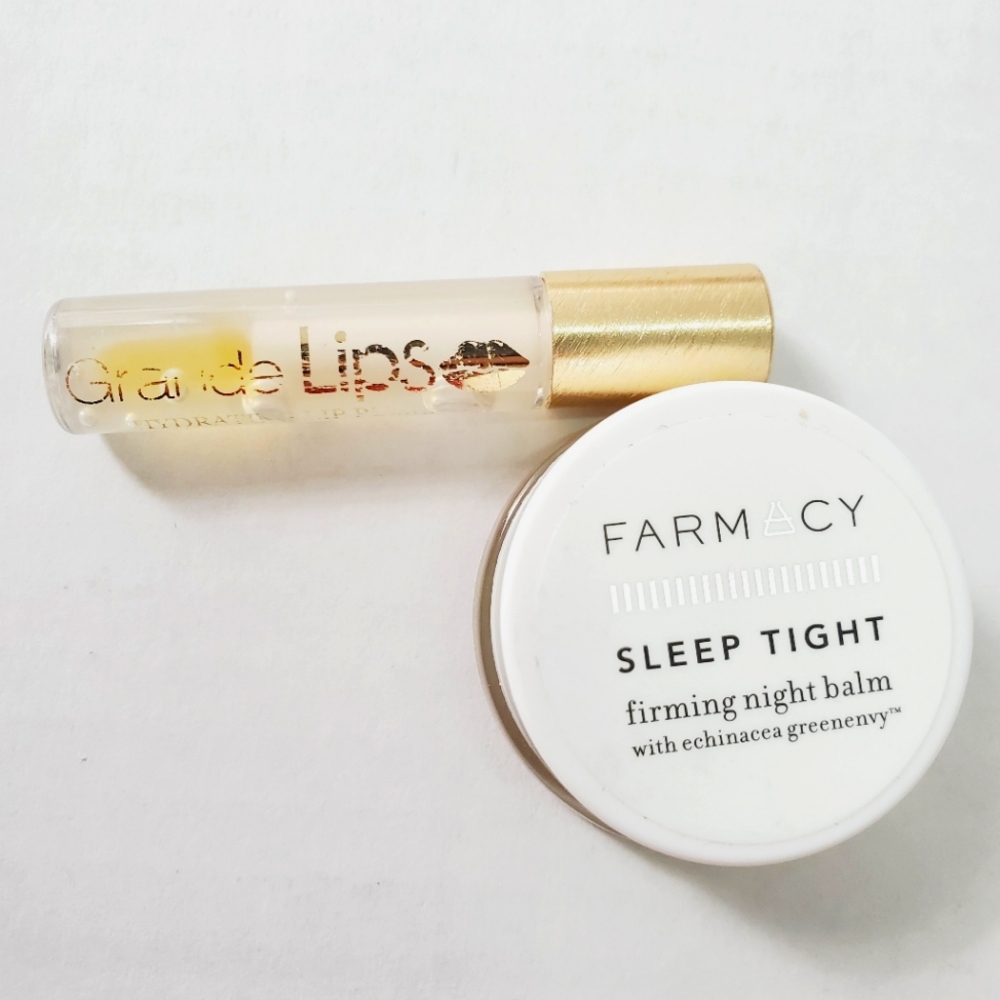 Farmacy sleep tight balm + grade lips sample